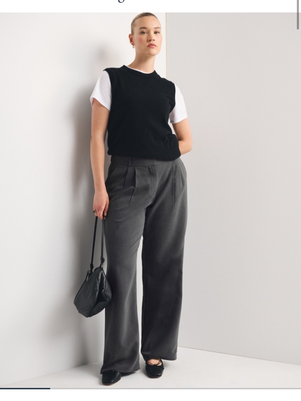 BRAND NEW TAGS ON Abercrombie Curve Love Low Rise Sloan Wide Leg Trouser